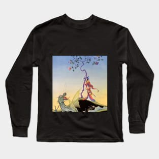 Arabian Great Serpent illustration Long Sleeve T-Shirt